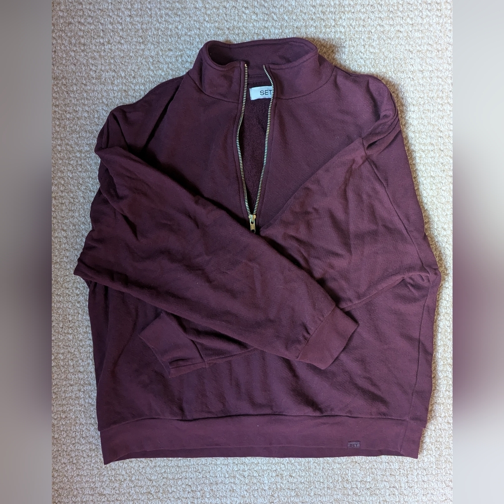 Set Active Redwood Quarter Zip Lightweight Medium